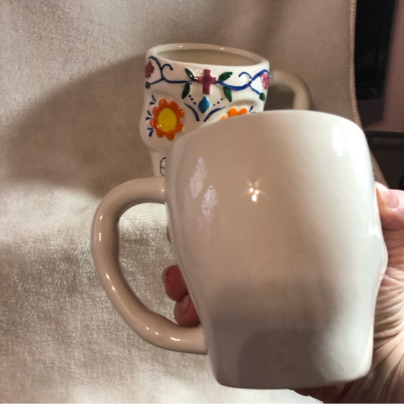 Dia de los Muertos Day of the Dead sugar skull coffee mugs -set of 2 - Picture 9 of 9